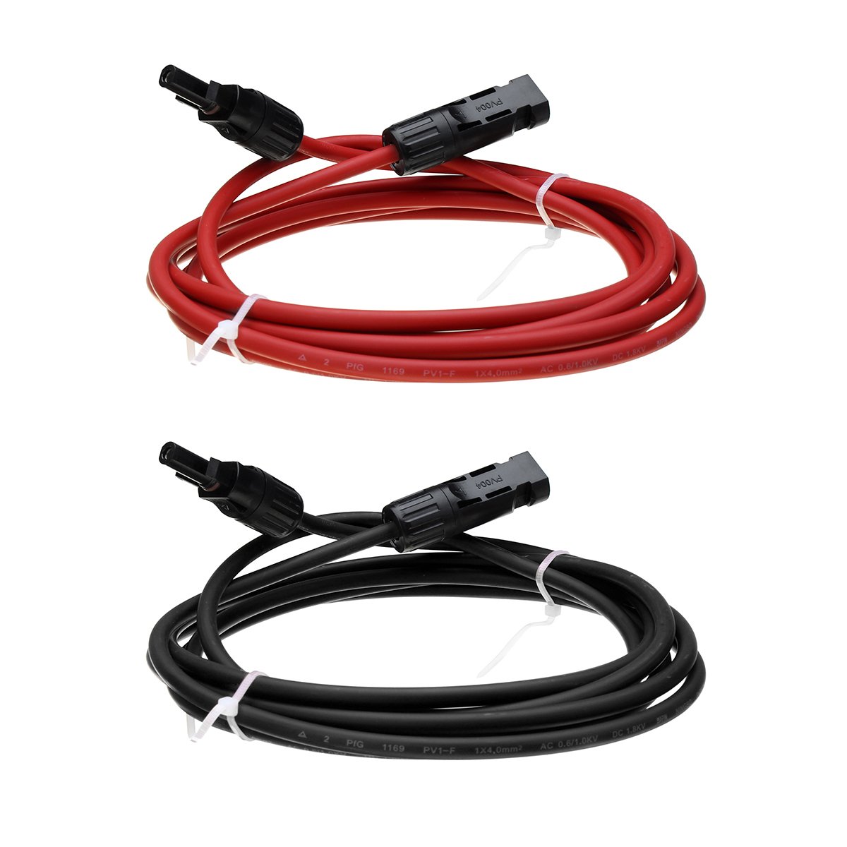 3M AWG12 Black or Red MC4 Connector Solar Panel Extension Cable Wire 1