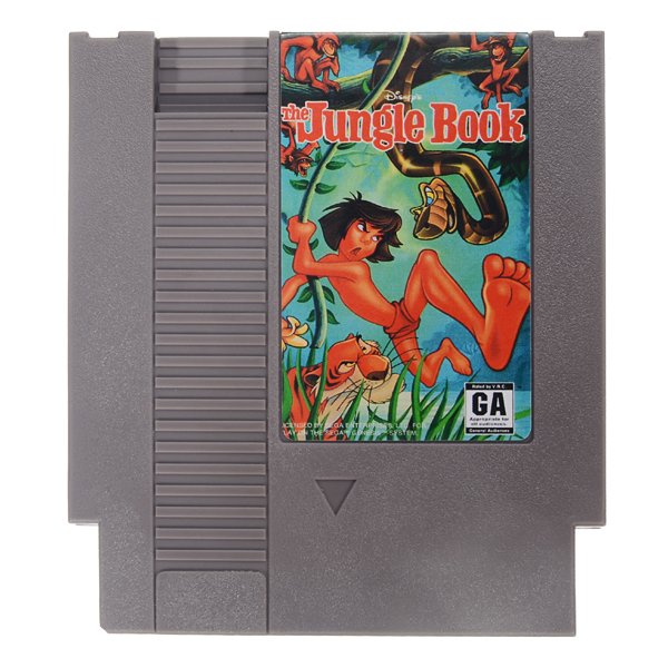 The Jungle Book 72 Pin 8 Bit Game Card Cartridge for NES Nintendo 2