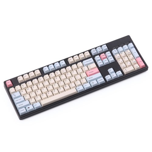 108 Key Dye-sub PBT Keycaps Keycap Set with 3 Supplementary Keycap for Mechanical Keyboard 2