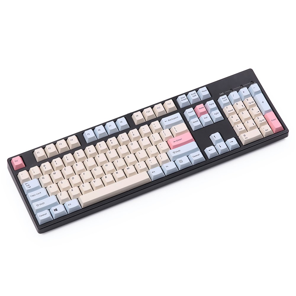 108 Key Dye-sub PBT Keycaps Keycap Set with 3 Supplementary Keycap for Mechanical Keyboard 2 108 Key Dye-sub PBT Keycaps Keycap Set with 3 Supplementary Keycap for Mechanical Keyboard - Image 2