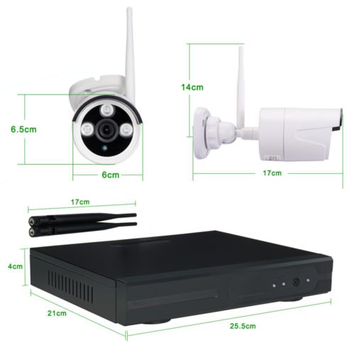 Hiseeu 960P Wireless CCTV 8CH NVR Kit Outdoor IR Night Vision IP WiFi Camera Security Surveillance EU Plug 5
