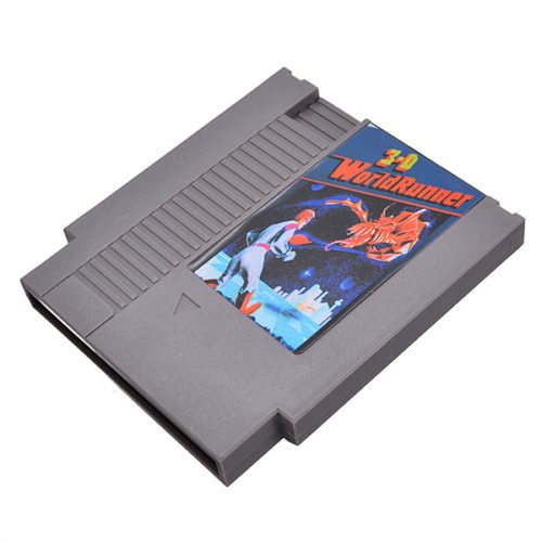 3-D Battles of WorldRunner 72 Pin 8 Bit Game Card Cartridge for NES Nintendo 2