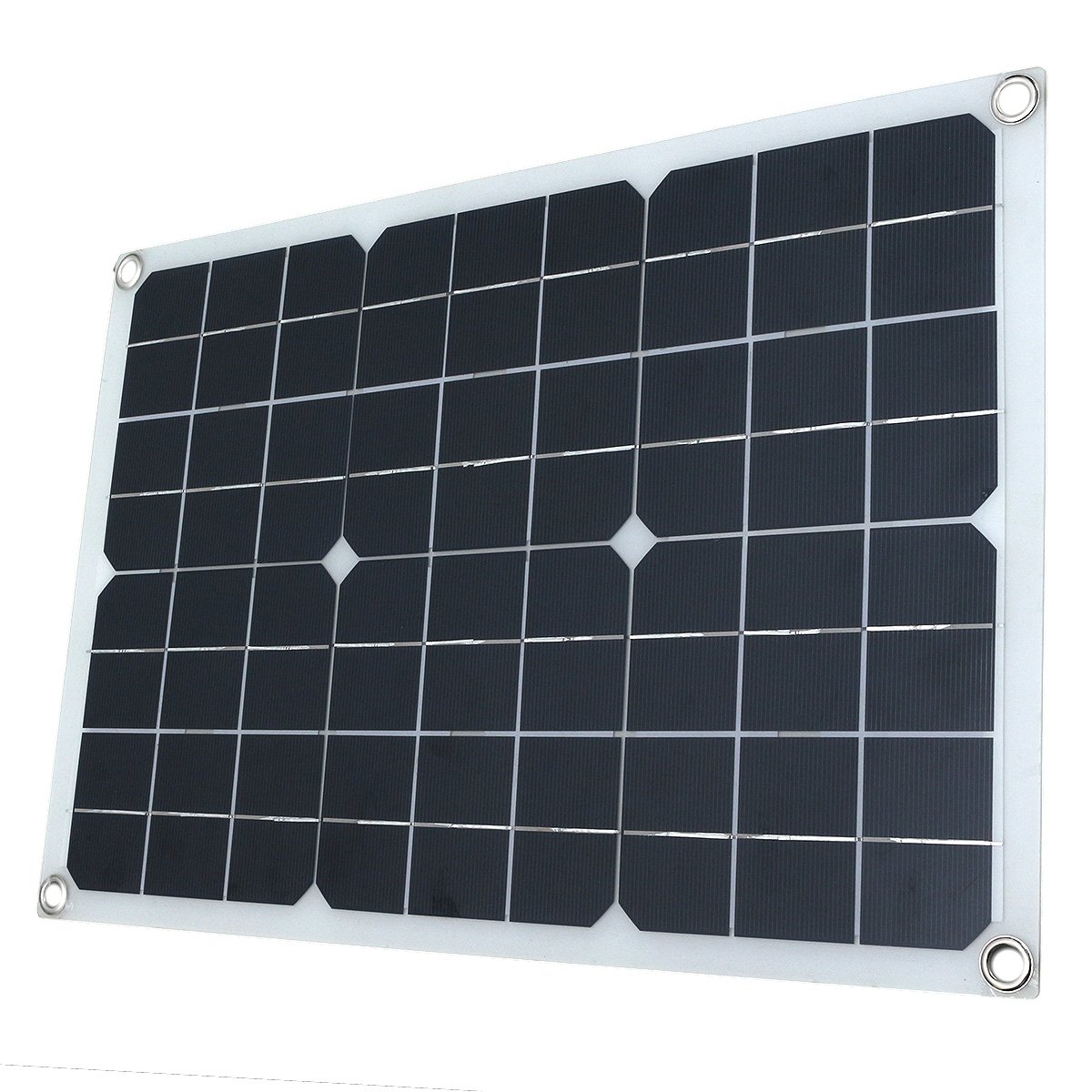 20W 18/5V 42*28cm DC Monocrystalline Solar Panel with DC5521 Battery Clip 3 20W 18/5V 42*28cm DC Monocrystalline Solar Panel with DC5521 Battery Clip - Image 3