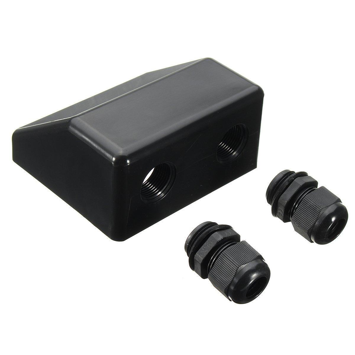 Black UV Resistant Solar Panels ABS Mounting Brackets Junction Box 2 Black UV Resistant Solar Panels ABS Mounting Brackets Junction Box - Image 2