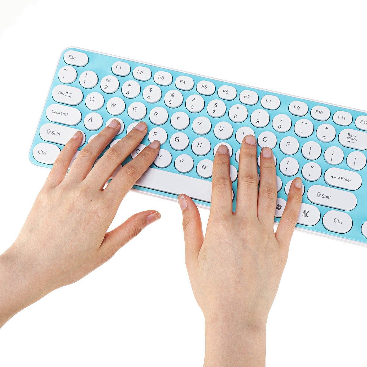 Ultra Thin Mute 2.4GHz Wireless 101 Keys Keyboard and 1600DPI Mouse Combo Set for Desktop Laptop 5 Ultra Thin Mute 2.4GHz Wireless 101 Keys Keyboard and 1600DPI Mouse Combo Set for Desktop Laptop - Image 5