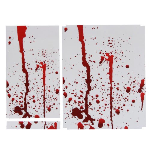 Bloody Skin Decals Stickers Cover for Xbox One S Game Console & 2 Controllers 4