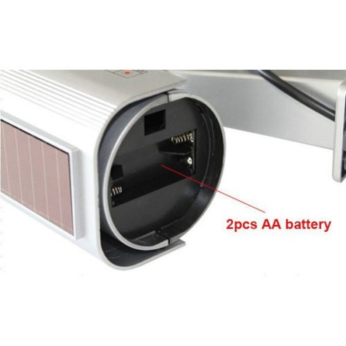 Solar Powered Fake Camera Outoodr Dummy Bullet CCTV Security Surveillance Camera Blinking IR LED 4