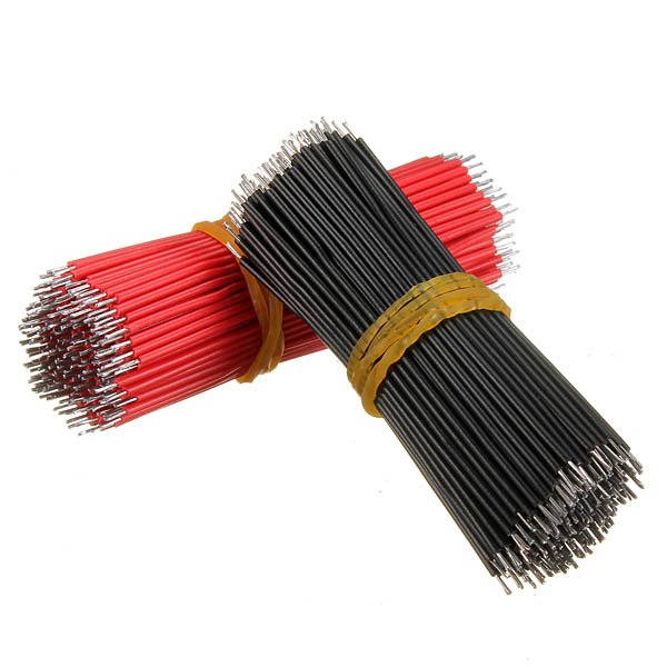 1200pcs 6cm Breadboard Jumper Cable Dupont Wire Electronic Wires Black Red Color 1