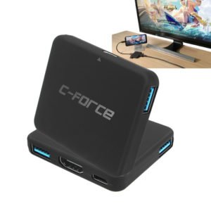 C-FORCE CF003 Type-C to Type-C USB 3.1 4K Display Hub USB Docking for Nintendo Switch for Samsung S8