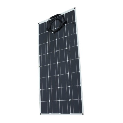 Flexible Solar Panel | Front Junction Box | Sunpower Monocrystalline | Crocodile Clip 3