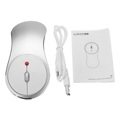 Q8 2.4G 1600dpi Wireless Rechargeable Silent Mouse USB Optical Ergonomic Mouse Mini Mouse Mice 8