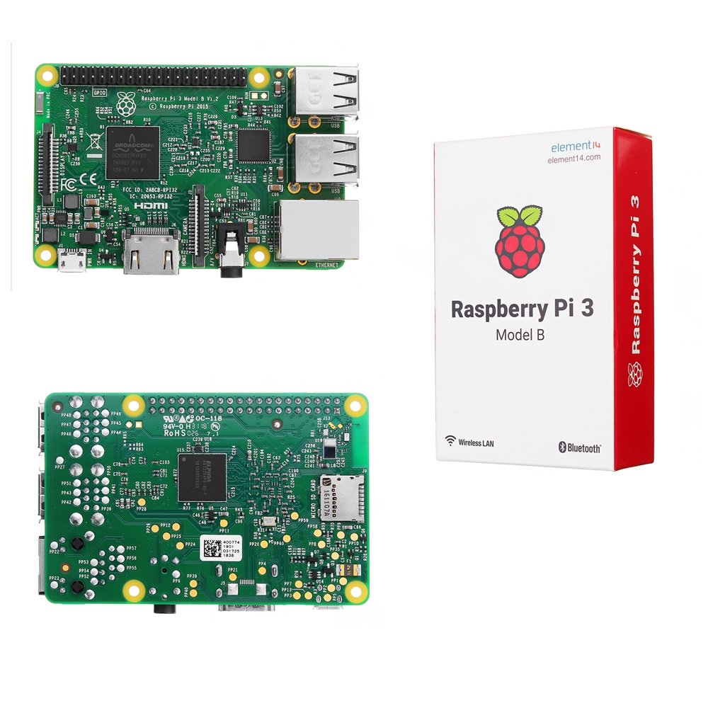 Raspberry Pi 3 Model B ARM Cortex-A53 CPU 1.2GHz 64-Bit Quad-Core 1GB RAM 10 Times B+ 1