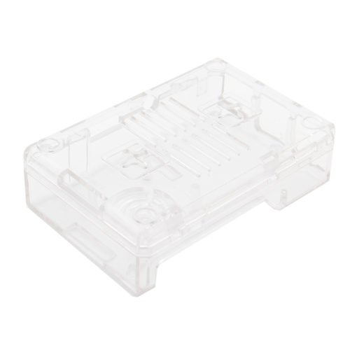 Black/Transparent ABS Case With Fan Hole For Raspberry Pi 3 Model B+ / 3B 12