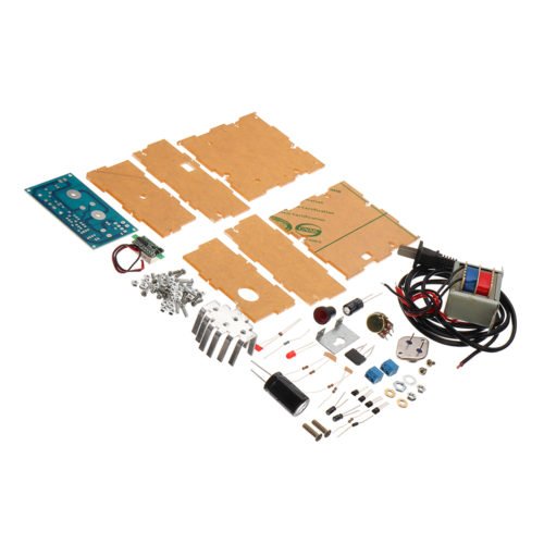 DIY 3DD15 Adjustable Regulated Power Supply Module Kit Output Short Circuit Protection Series 12