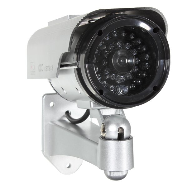 Solar Power Fake CCTV Security Surveillance Outdoor Flash LED Camera 2 Solar Power Fake CCTV Security Surveillance Outdoor Flash LED Camera - Image 2