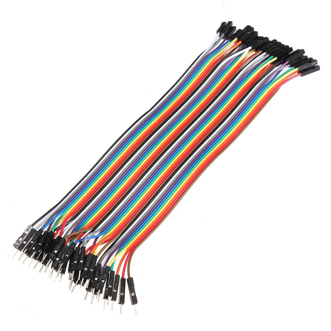 40pcs 20cm Male To Female Jumper Cable Dupont Wire For Arduino 1