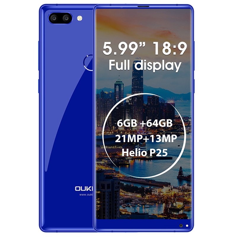 Oukitel MIX 2 4G Phablet Android 7.0 5.99 inch MTK6757V Octa Core 2.39GHz 6GB RAM 64GB ROM 16.0MP + 0.3MP Rear Camera Touch Sensor 17 Oukitel MIX 2 4G Phablet Android 7.0 5.99 inch MTK6757V Octa Core 2.39GHz 6GB RAM 64GB ROM 16.0MP + 0.3MP Rear Camera Touch Sensor - Image 17