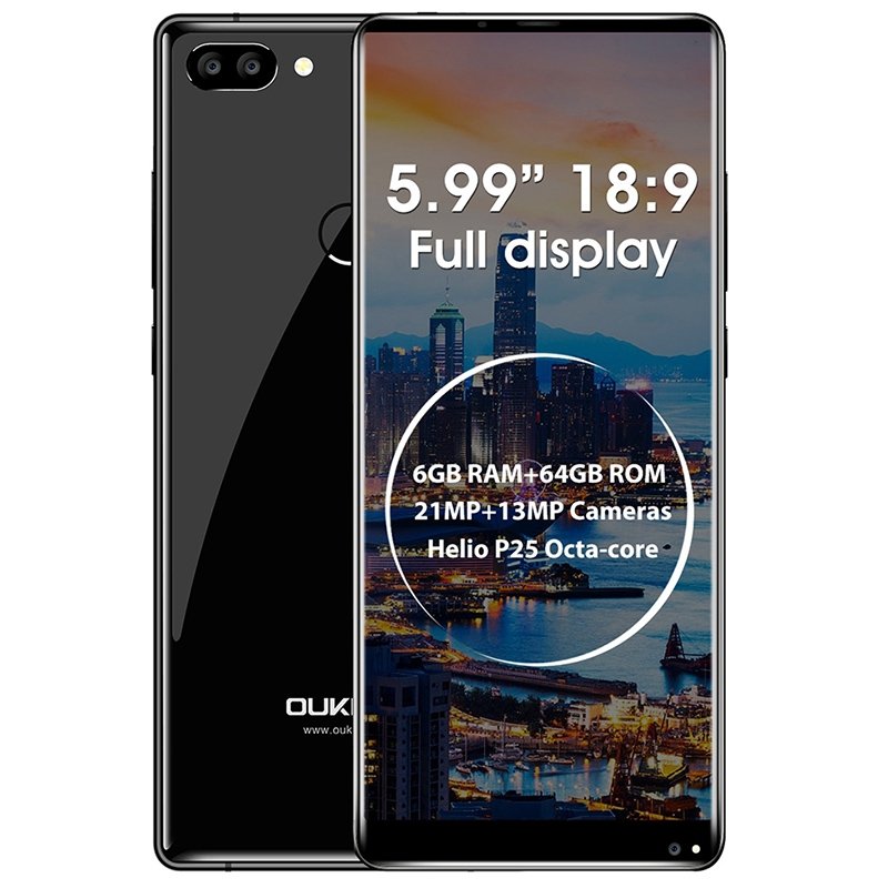 Oukitel MIX 2 4G Phablet Android 7.0 5.99 inch MTK6757V Octa Core 2.39GHz 6GB RAM 64GB ROM 16.0MP + 0.3MP Rear Camera Touch Sensor 1 Oukitel MIX 2 4G Phablet Android 7.0 5.99 inch MTK6757V Octa Core 2.39GHz 6GB RAM 64GB ROM 16.0MP + 0.3MP Rear Camera Touch Sensor