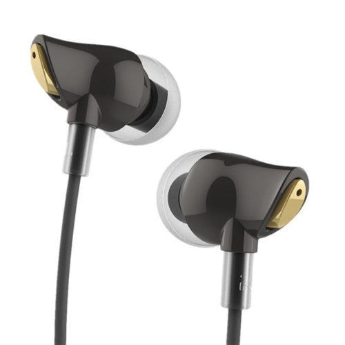 Rock Space Zircon Stereo Heavy Bass Earphone Headphone With Mic Wired Control for iPhone Xiaomi 2