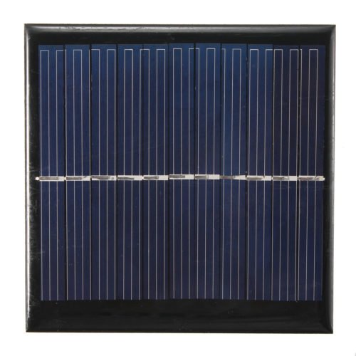 2pcs 5.5V 1W 180mA Polycrystalline 95mm x 95mm Mini Solar Panel Photovoltaic Panel 2