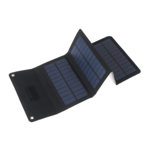7W 5V Waterproof Foldable Mono-crystalline Silicon Solar Panel With LED Charging indicator & USB Interface 4