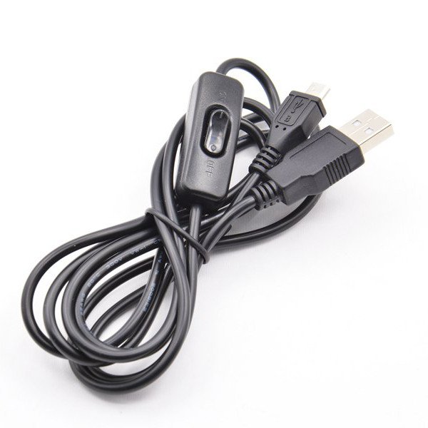 USB Power Cable With Switch ON/OFF Button For Raspberry Pi Banana Pi 1