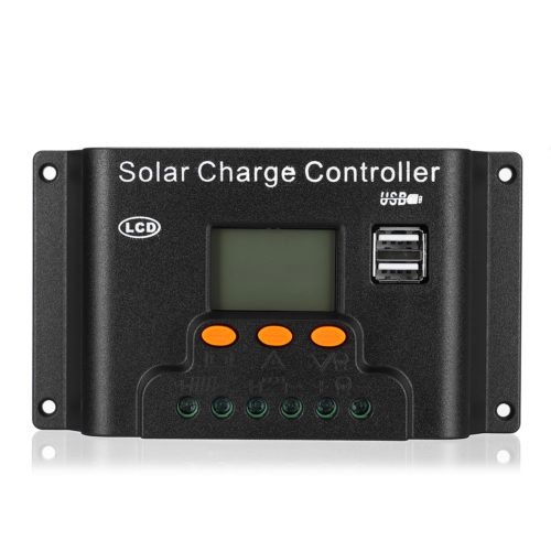 Solar Charge Controller | Large LCD Display | Dual USB Output 1