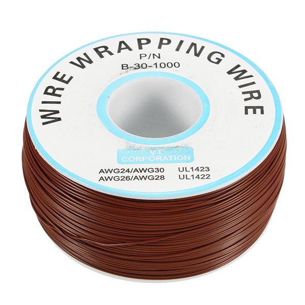 Geekcreit® 0.55mm Circuit Board Single-Core Tinned Copper Wire Wrap Electronic Wire Fly Wire Dupont Cable Jumper Cable 8 Color Available 12 Geekcreit® 0.55mm Circuit Board Single-Core Tinned Copper Wire Wrap Electronic Wire Fly Wire Dupont Cable Jumper Cable 8 Color Available - Image 12