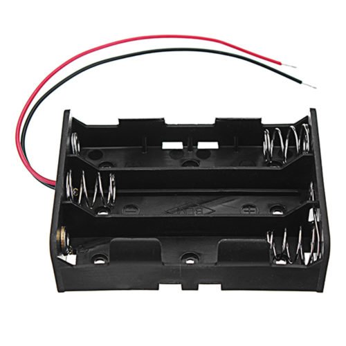 10pcs DC 11.1V 3 Slot 3 Series 18650 Battery Holder High Quality Battery Box Battery Case With 2 Leads And Spring CE RoHS Certification 3