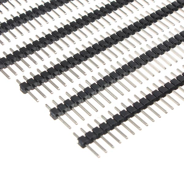 50 Pcs 40 Pin 2.54mm Single Row Male Pin Header Strip For Arduino Prototype Shield DIY 4 50 Pcs 40 Pin 2.54mm Single Row Male Pin Header Strip For Arduino Prototype Shield DIY - Image 4