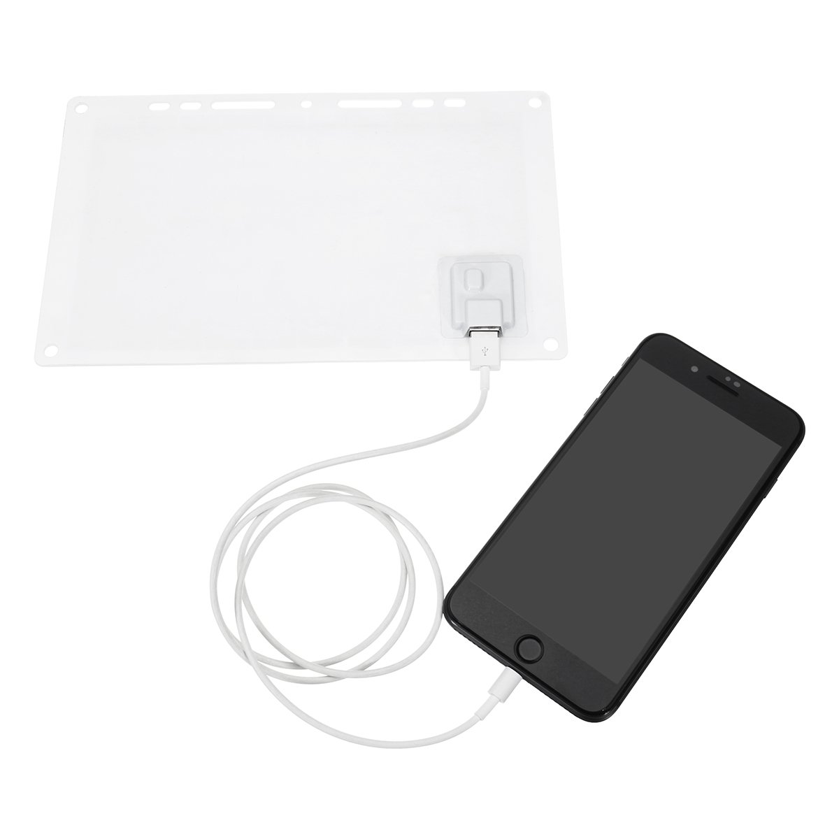 Ultra-thin 5V 10W 1.2A Monocrystalline Portable USB Solar Charging Board Solar Panel For Outdoor Mobile Phone 12 Ultra-thin 5V 10W 1.2A Monocrystalline Portable USB Solar Charging Board Solar Panel For Outdoor Mobile Phone - Image 12