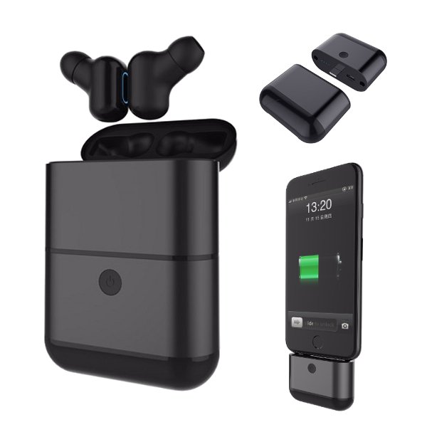 [Truly Wireless] X2-TWS IPX5 Waterproof Bluetooth Earphone With 1600mAh Charger Box Power Bank 2