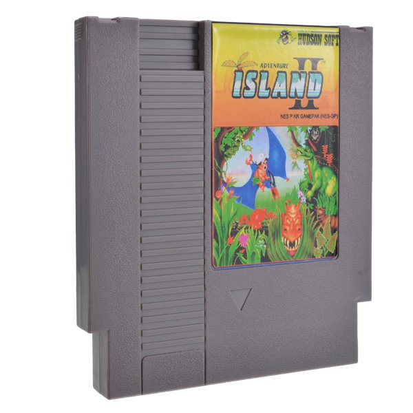 Hudson's Adventure Island II 72 Pin 8 Bit Game Card Cartridge for NES Nintendo 1