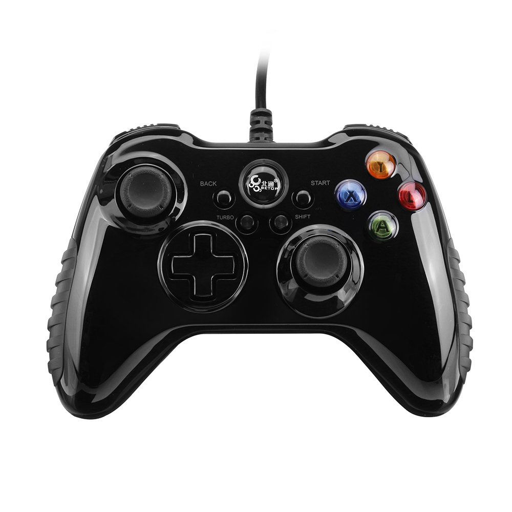 Betop BTP-2175S2 Wired Vibration Turbo Gamepad for PC PS3 Intelligent TV Android Mobile Phone 1