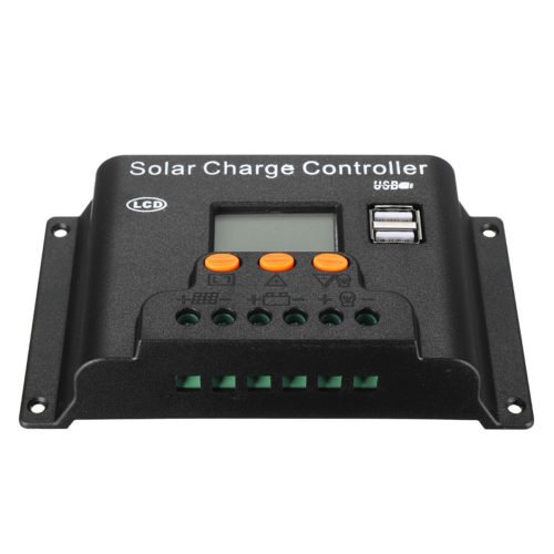 Solar Charge Controller | Large LCD Display | Dual USB Output 2