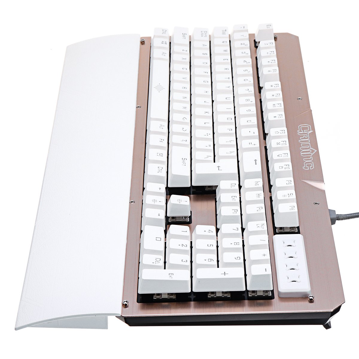 104Keys Blue Switch LED Backlight Mechanical Gaming Keyboard With Hand Holder USB Wired 11 104Keys Blue Switch LED Backlight Mechanical Gaming Keyboard With Hand Holder USB Wired - Image 11