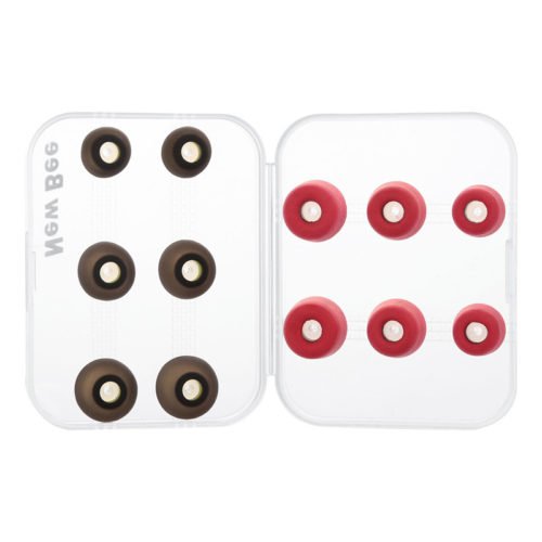 New Bee 3 Pairs of Rebound Memory Foam Tips 3 Pairs of Silicone Earbuds for Earphone Headphone 8