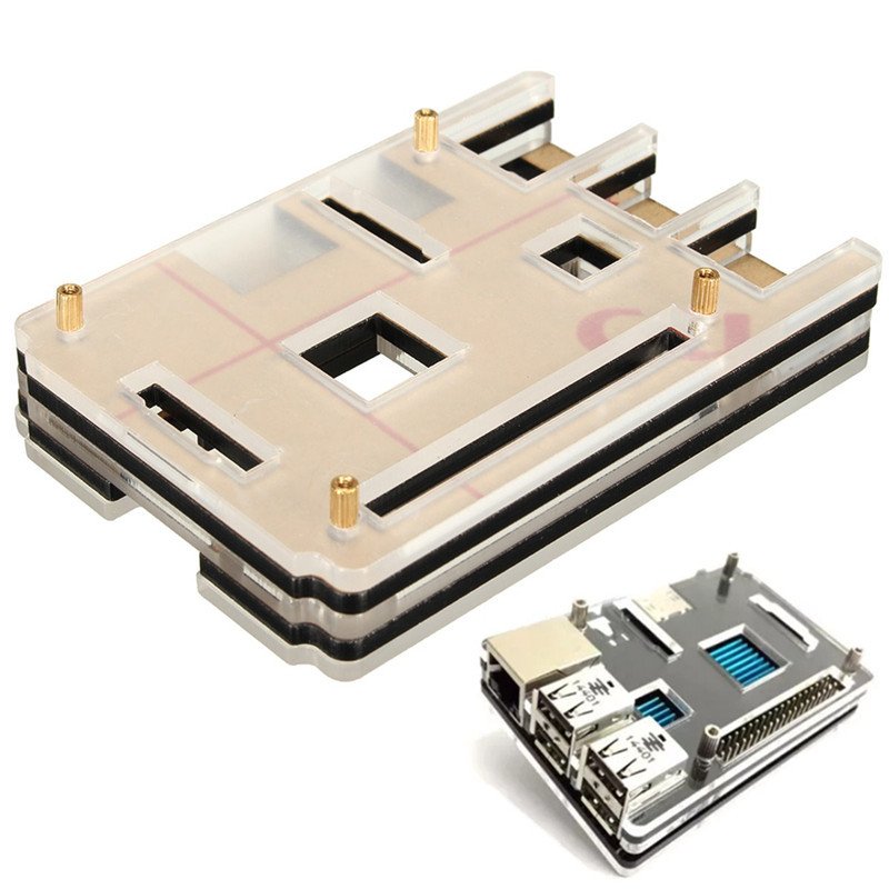 Case Box Shell Enclosure for Raspberry Pi 2 Model B & Model B+ 1 Case Box Shell Enclosure for Raspberry Pi 2 Model B & Model B+