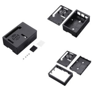 3.5 inch Protective Enclosure Case Support Dispaly Screen or Cooling Fan For Raspberry Pi 3B+/3B/2B