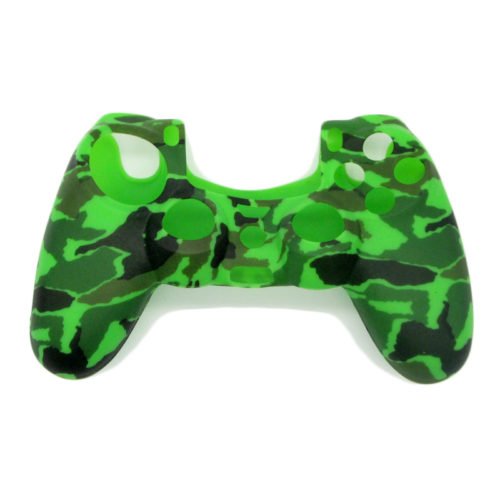 Camouflage Army Soft Silicone Gel Skin Protective Cover Case for PlayStation 4 PS4 Game Controller 23