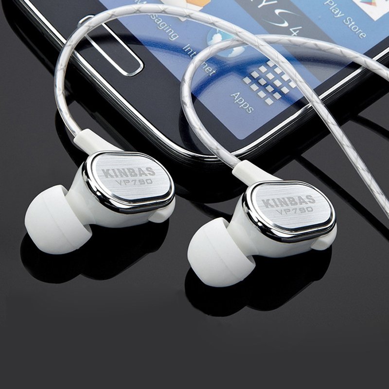 KINBAS VP790 3.5mm Wired Control HiFi Deep Bass In-Ear Metal Earphone with Builit-in Mic 4 KINBAS VP790 3.5mm Wired Control HiFi Deep Bass In-Ear Metal Earphone with Builit-in Mic - Image 4