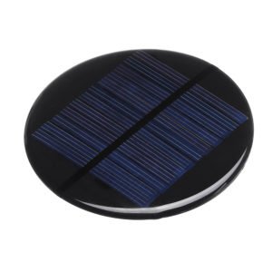 Φ80MM 6V 2W Round Style Polycrystalline Solar Panel Epoxy Board