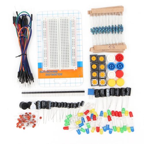 Geekcreit® Portable Components Starter Kit For Arduino Resistor / LED / Capacitor / Jumper Wire / 400 Hole Breadboard / Resistor Kit With Plastic Box 1