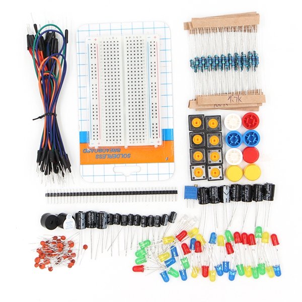 Geekcreit® Portable Components Starter Kit For Arduino Resistor / LED / Capacitor / Jumper Wire / 400 Hole Breadboard / Resistor Kit With Plastic Box 1 Geekcreit® Portable Components Starter Kit For Arduino Resistor / LED / Capacitor / Jumper Wire / 400 Hole Breadboard / Resistor Kit With Plastic Box 1