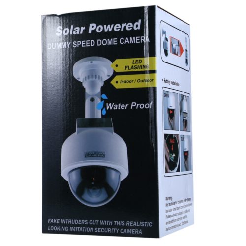 Solar Energy Waterproof Outdoor Indoor Fake Security Camera Surveillance Dummy Camera 6