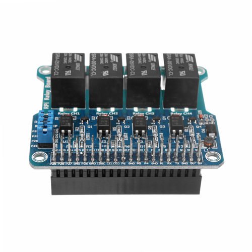 4 Channel 5A 250V AC/30V DC Compatible 40Pin Relay Board For Raspberry Pi A+/B+/2B/3B 6
