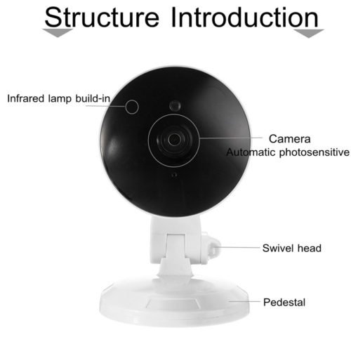 VR 360° 3D Panoramic 960P Fisheye IP Camera Wifi 1.3MP Home Security Surveillance Two Way Talk Audio 10