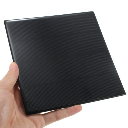 5Pcs 6V 4.5W 520mAh Monocrystalline Mini Epoxy Solar Panel Photovoltaic Panel 4