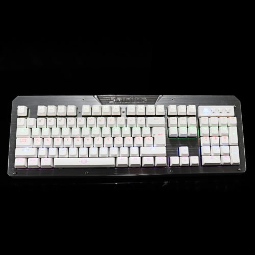 104Keys Blue Switch LED Backlight Mechanical Gaming Keyboard With Hand Holder USB Wired 5