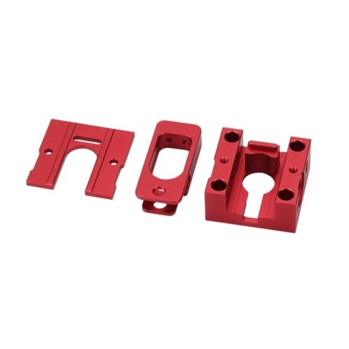Red DIY Reprap Bulldog All-metal 1.75mm Extruder Compatible J-head MK8 Extruder Remote Proximity For 3D Printer Parts 4